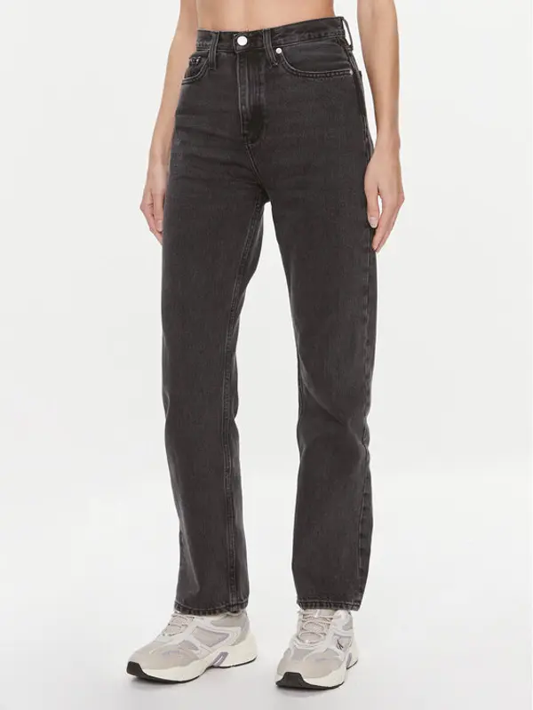 Calvin Klein Jeans Calvin Klein Jeans Traperice J20J222137 Crna Straight Fit