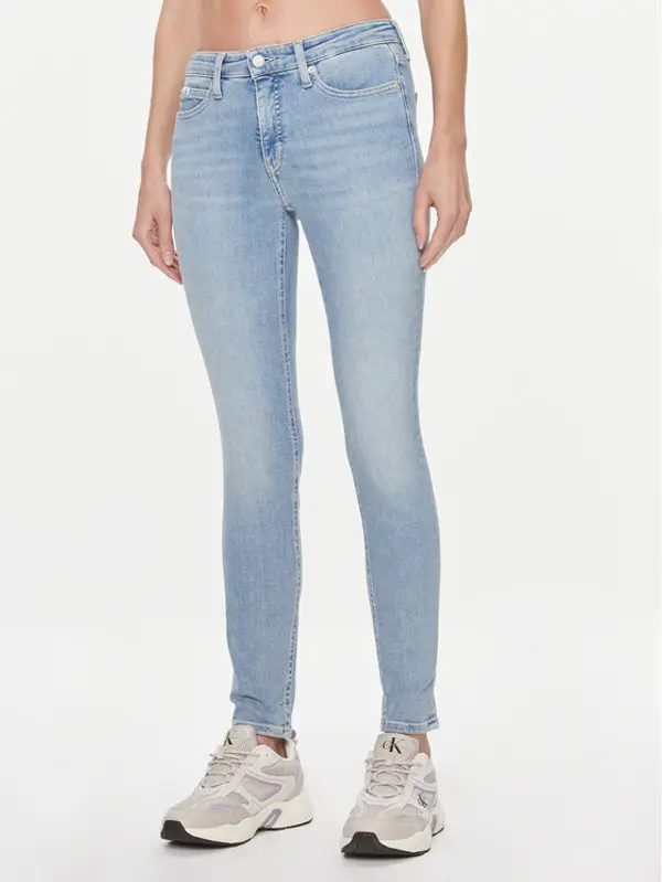 Calvin Klein Jeans Calvin Klein Jeans Traperice J20J222444 Plava Skinny Fit