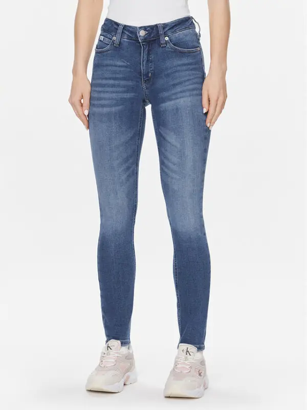 Calvin Klein Jeans Calvin Klein Jeans Traperice J20J222447 Plava Skinny Fit