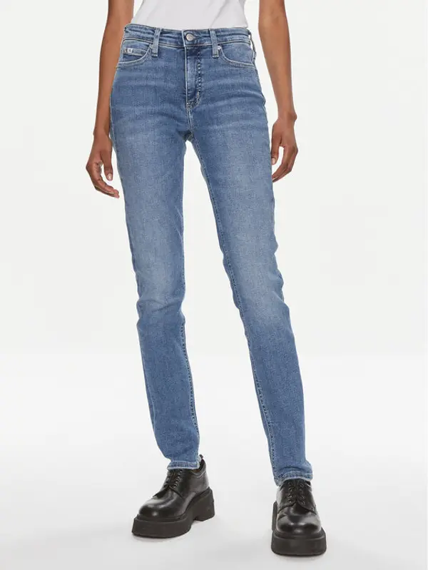 Calvin Klein Jeans Calvin Klein Jeans Traperice J20J222755 Plava Skinny Fit