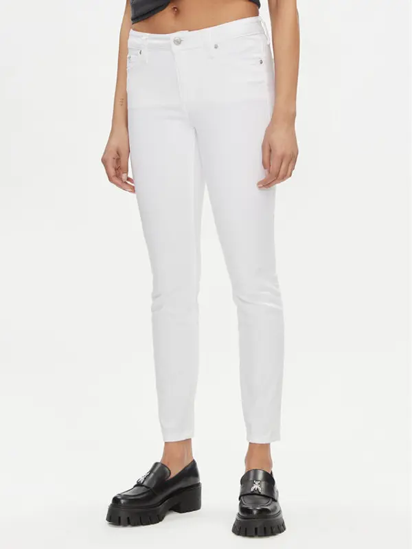 Calvin Klein Jeans Calvin Klein Jeans Traperice J20J222778 Bijela Skinny Fit
