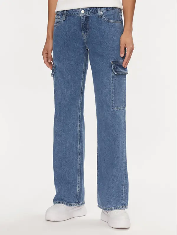 Calvin Klein Jeans Calvin Klein Jeans Traperice J20J223688 Plava Baggy Fit
