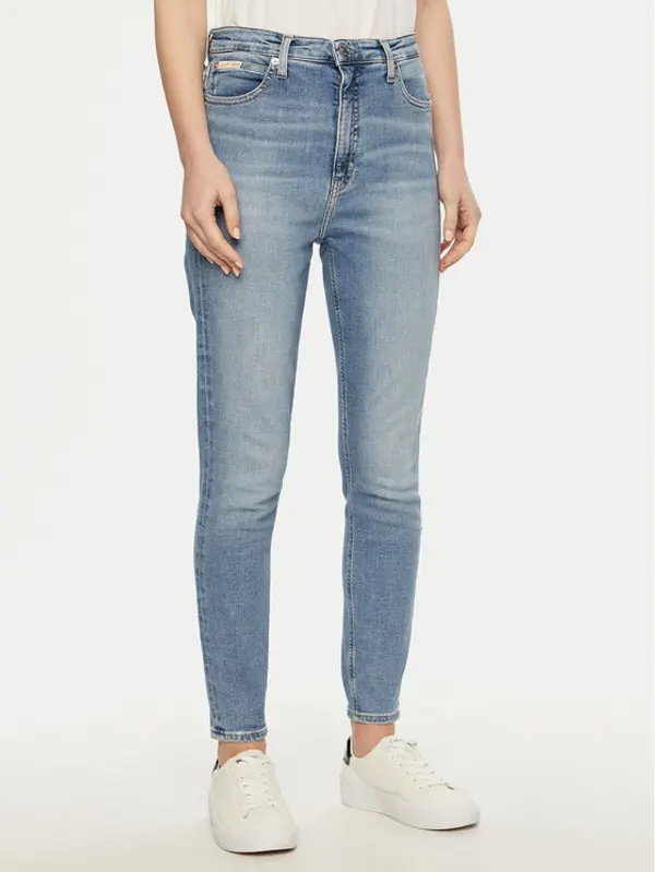 Calvin Klein Jeans Calvin Klein Jeans Traperice J20J224486 Svijetloplava Super Skinny Fit
