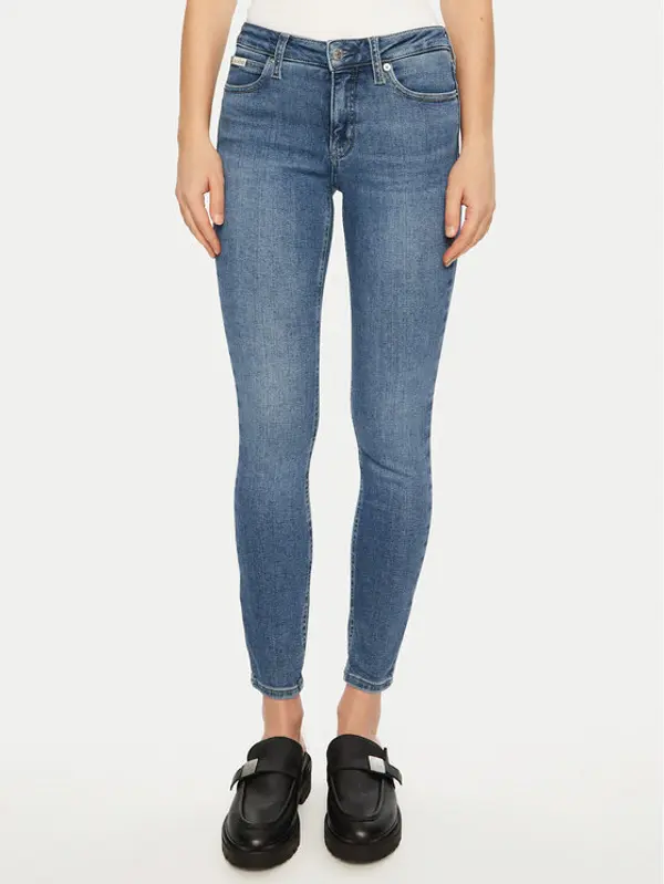 Calvin Klein Jeans Calvin Klein Jeans Traperice J20J224488 Plava Skinny Fit