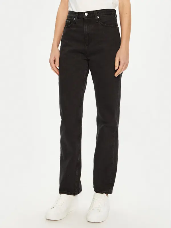 Calvin Klein Jeans Calvin Klein Jeans Traperice J20J224505 Crna Straight Fit