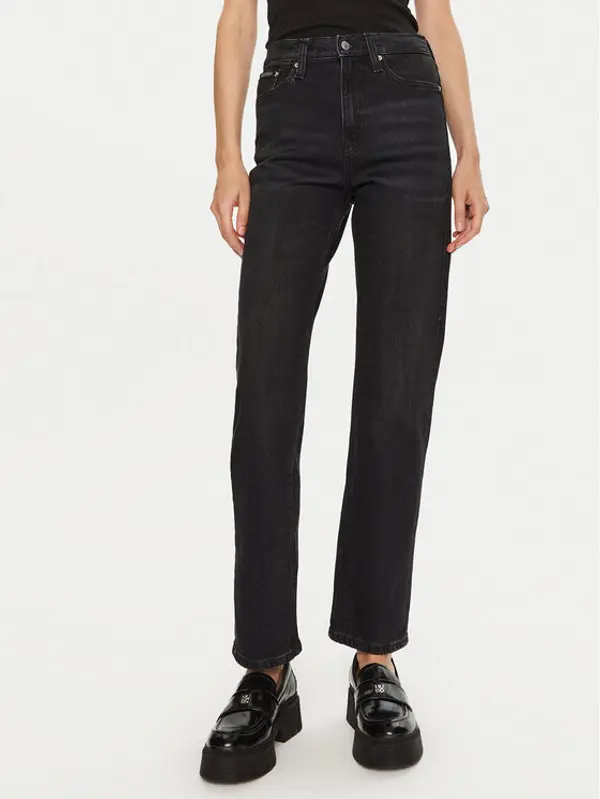 Calvin Klein Jeans Calvin Klein Jeans Traperice J20J224895 Crna Straight Fit