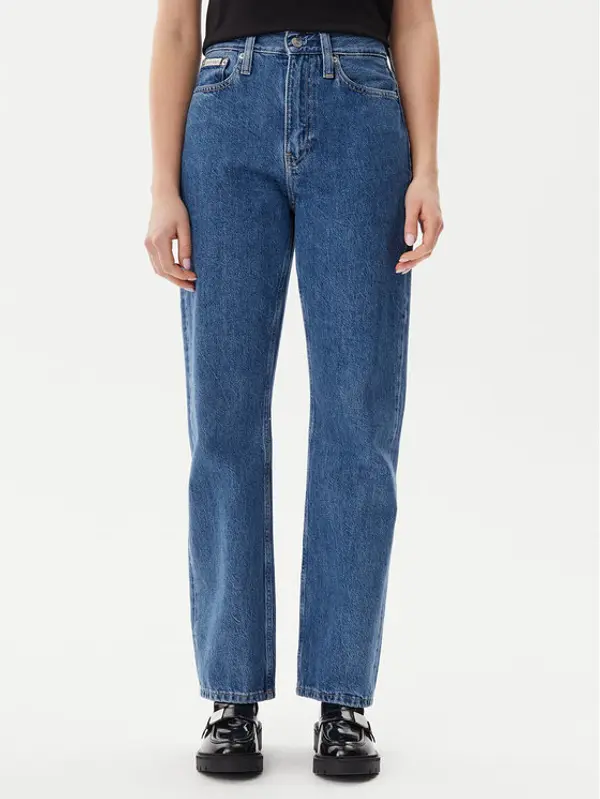 Calvin Klein Jeans Calvin Klein Jeans Traperice J20J225126 Plava Straight Fit