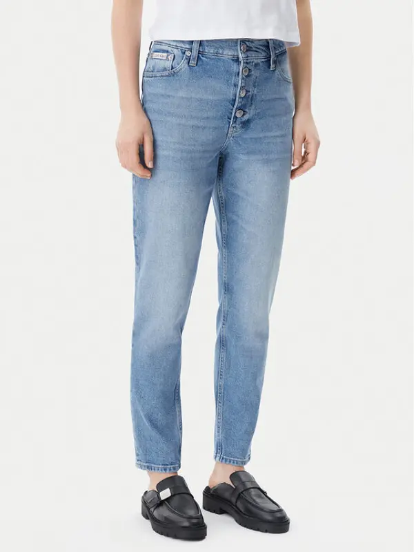Calvin Klein Jeans Calvin Klein Jeans Traperice J20J225148 Plava Mom Fit