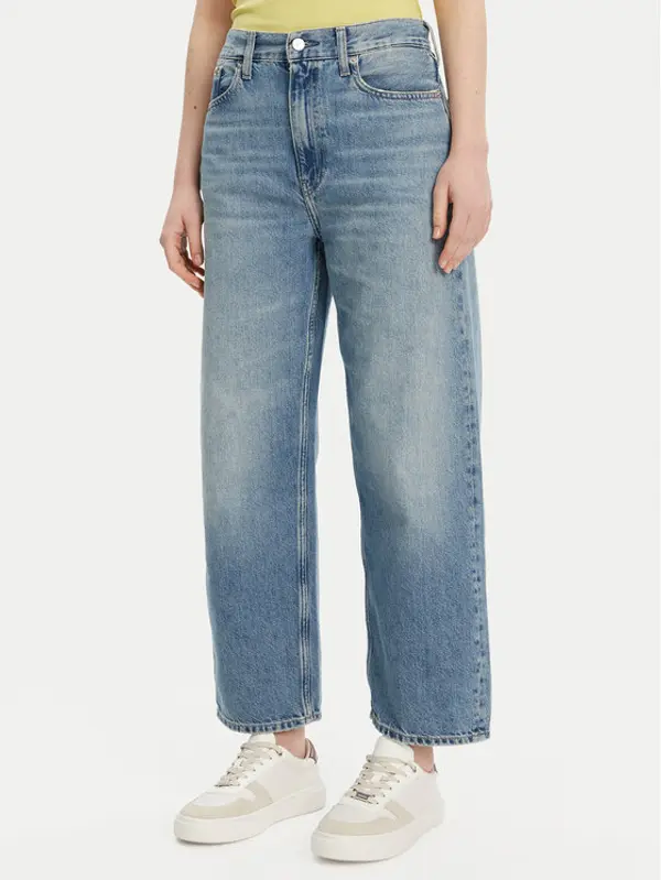 Calvin Klein Jeans Calvin Klein Jeans Traperice J20J225604 Plava Straight Fit
