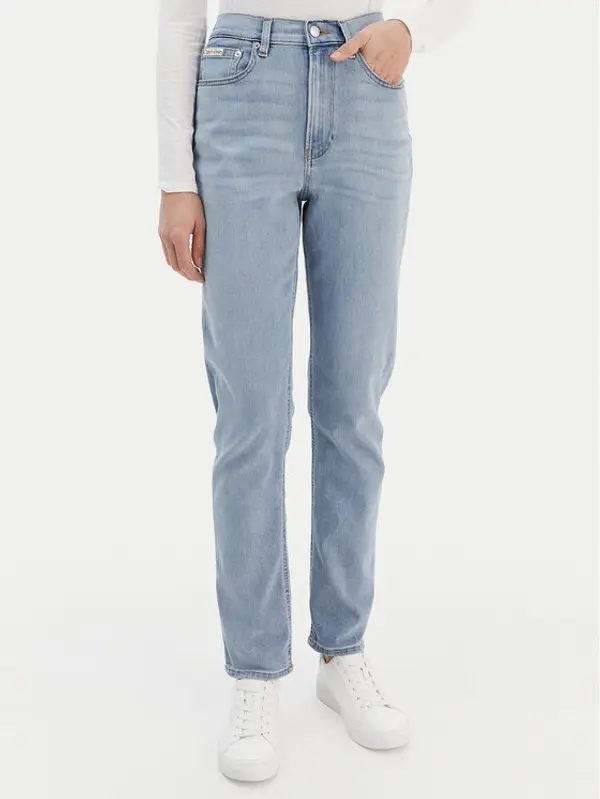 Calvin Klein Jeans Calvin Klein Jeans Traperice LV047E618G Plava Mom Fit