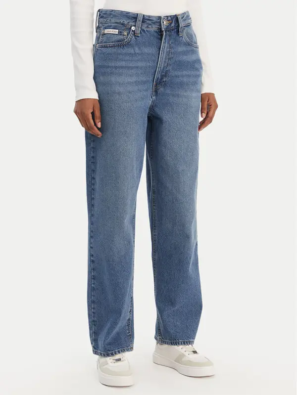 Calvin Klein Jeans Calvin Klein Jeans Traperice LV047E626G Plava Barrel Fit