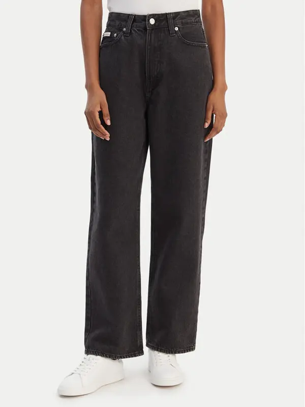Calvin Klein Jeans Calvin Klein Jeans Traperice LV047E627G Crna Barrel Fit