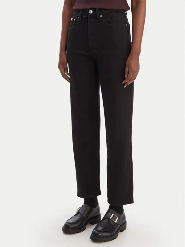 Calvin Klein Jeans Calvin Klein Jeans Traperice LV047E734G Crna Taper Fit