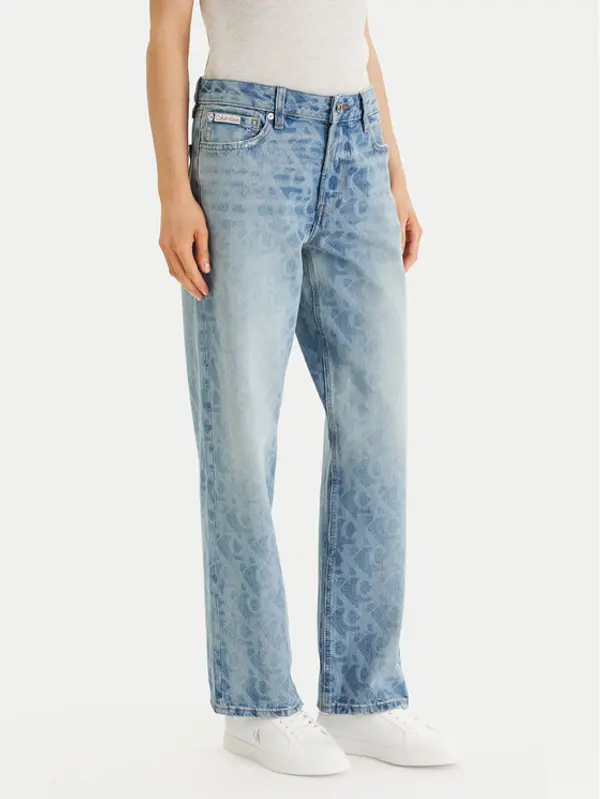 Calvin Klein Jeans Calvin Klein Jeans Traperice LV047F678G Plava Straight Fit