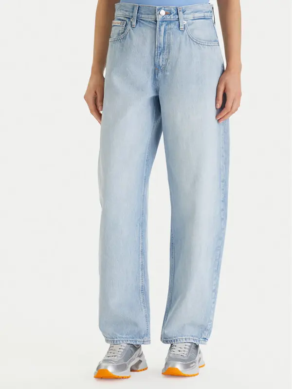 Calvin Klein Jeans Calvin Klein Jeans Traperice LV047F684G Plava Barrel Fit