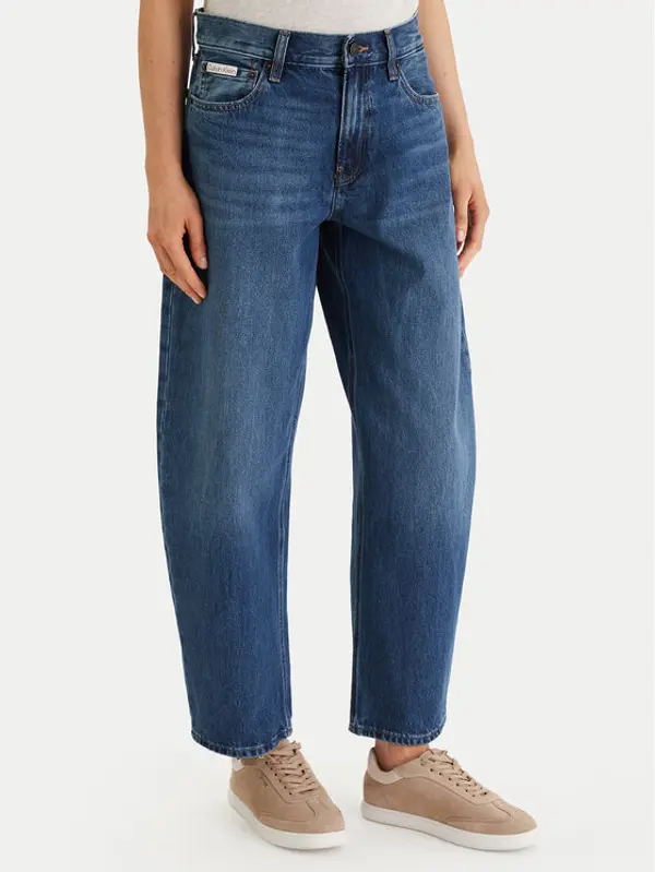 Calvin Klein Jeans Calvin Klein Jeans Traperice LV047F685G Plava Barrel Fit