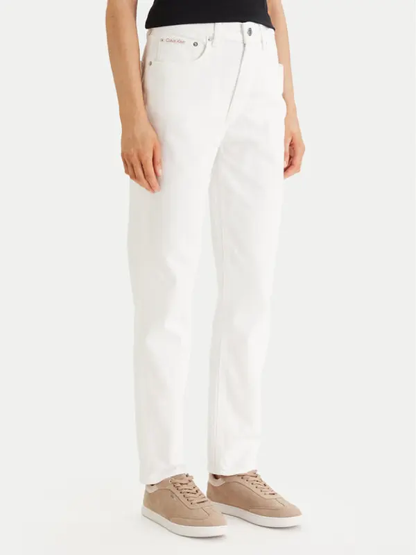 Calvin Klein Jeans Calvin Klein Jeans Traperice LV047F703G Bijela Mom Fit