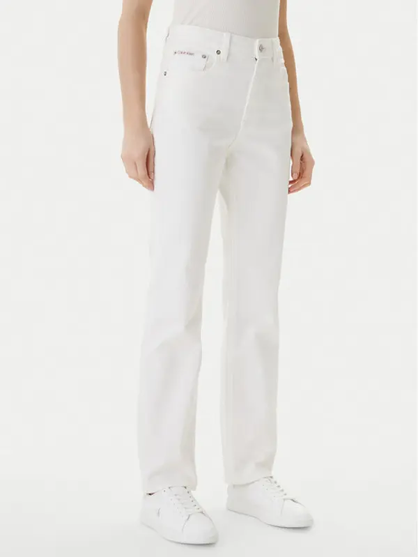 Calvin Klein Jeans Calvin Klein Jeans Traperice LV047F712G Écru Straight Fit