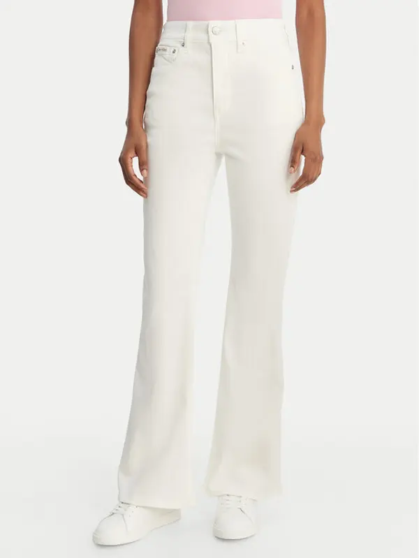 Calvin Klein Jeans Calvin Klein Jeans Traperice LV047F746G Bijela Flare Fit
