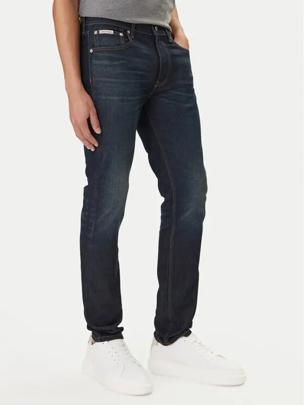 Calvin Klein Jeans Calvin Klein Jeans Traperice LV04RD700G Tamnoplava Tapered Fit