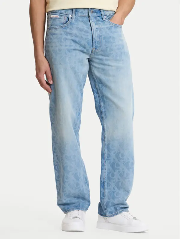 Calvin Klein Jeans Calvin Klein Jeans Traperice LV04RG765G Plava Straight Fit