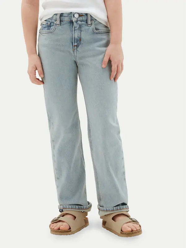 Calvin Klein Jeans Calvin Klein Jeans Traperice LVCKSJC05G Svijetlo plava Straight Fit