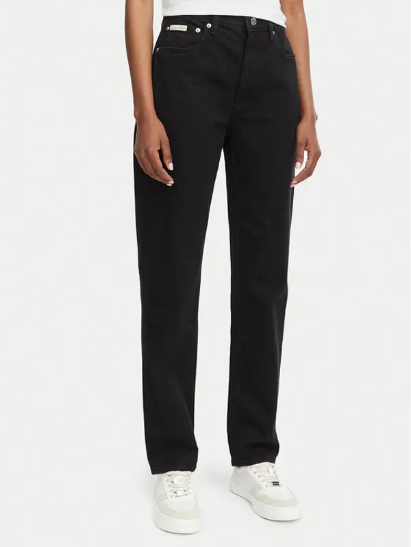 Calvin Klein Jeans Calvin Klein Jeans Traperice New Mom Jean LV047D843G Crna Mom Fit