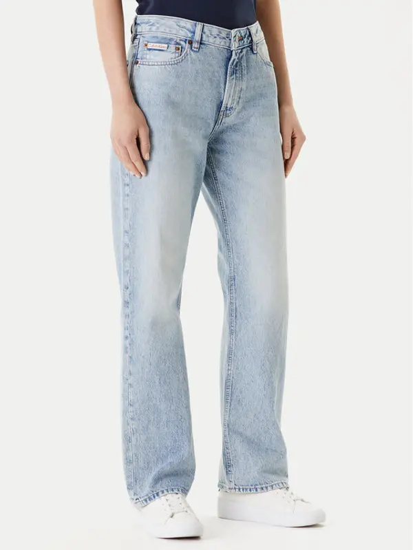 Calvin Klein Jeans Calvin Klein Jeans Traperice Signature 90s LV147C700G Plava Straight Fit