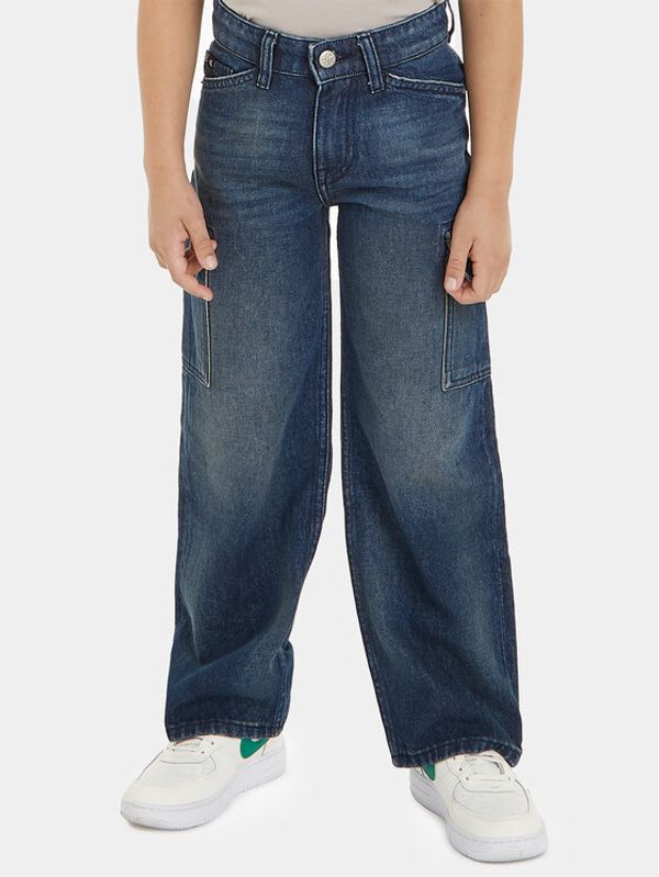 Calvin Klein Jeans Calvin Klein Jeans Traperice Skater Utility IB0IB01779 Tamnoplava Relaxed Fit