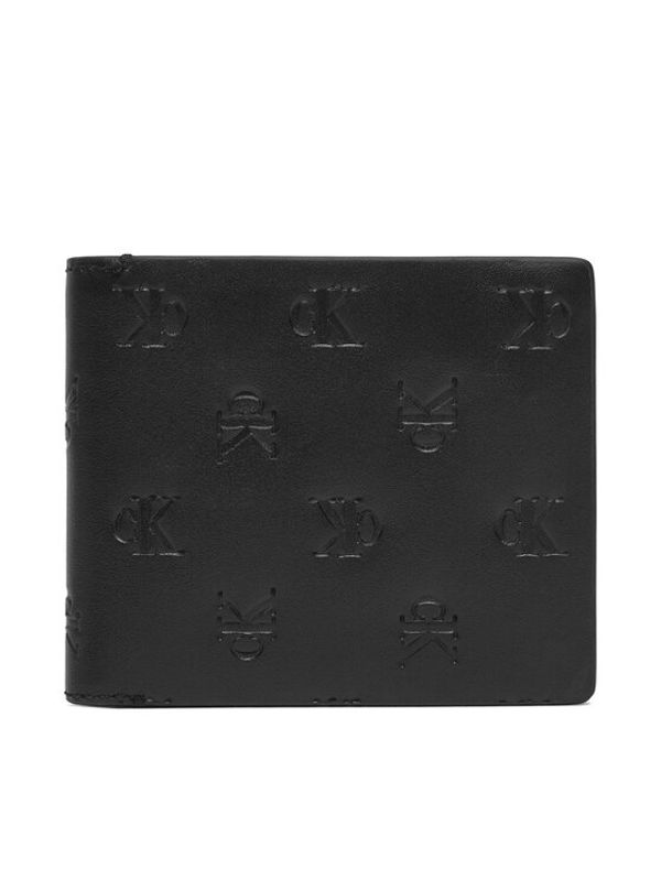 Calvin Klein Jeans Calvin Klein Jeans Veliki muški novčanik Aop Emboss Bifold K50K512052 Crna