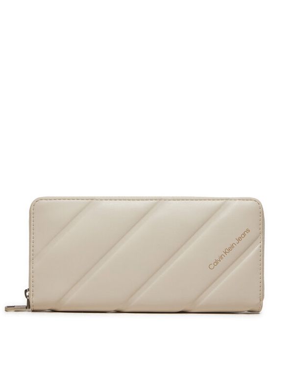 Calvin Klein Jeans Calvin Klein Jeans Veliki ženski novčanik Quilted Zip K60K612265 Écru