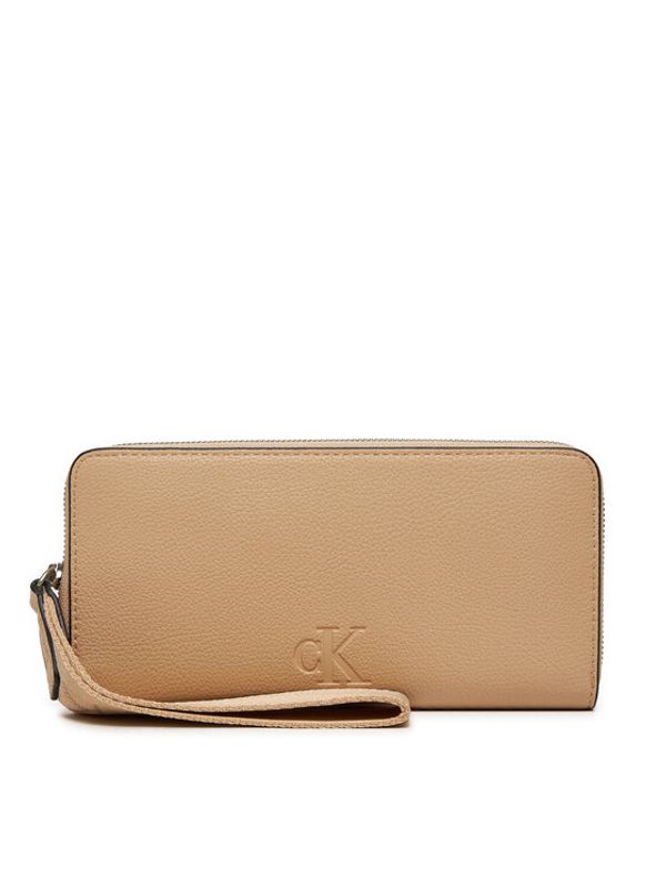 Calvin Klein Jeans Calvin Klein Jeans Veliki ženski novčanik Zip Around K60K612749 Bež