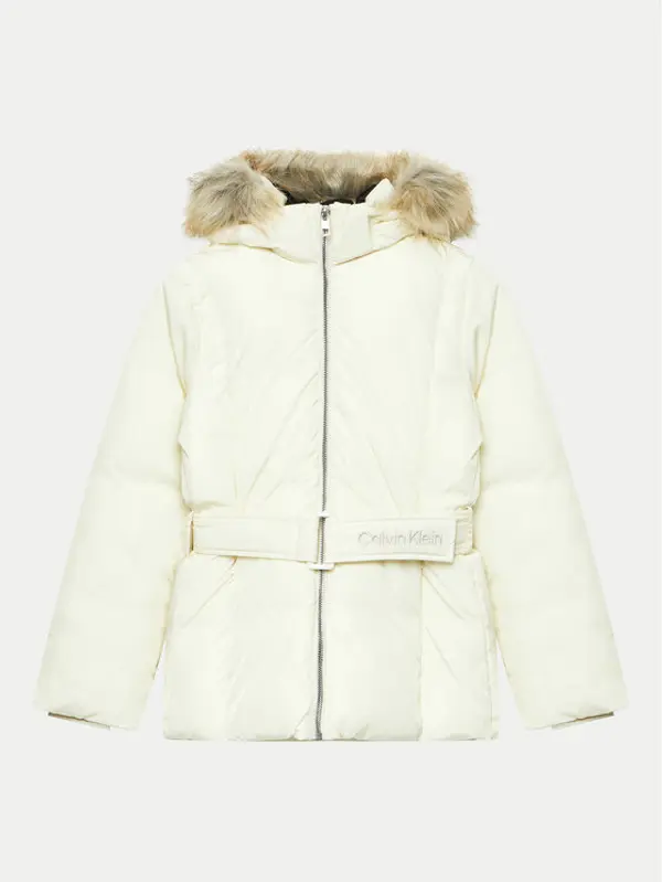 Calvin Klein Jeans Calvin Klein Jeans Zimska jakna Classic IG0IG02685 Écru Regular Fit