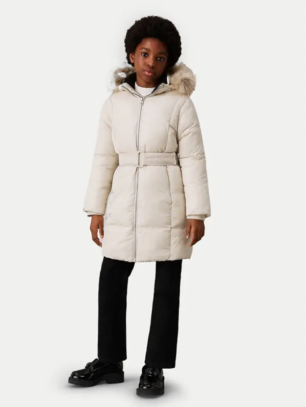 Calvin Klein Jeans Calvin Klein Jeans Zimska jakna Classic IG0IG02686 Bež Regular Fit