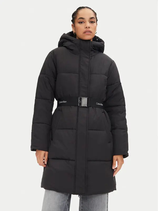 Calvin Klein Jeans Calvin Klein Jeans Zimska jakna J20J224122 Crna Relaxed Fit