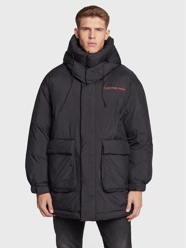 Calvin Klein Jeans Calvin Klein Jeans Zimska jakna J30J321907 Crna Relaxed Fit