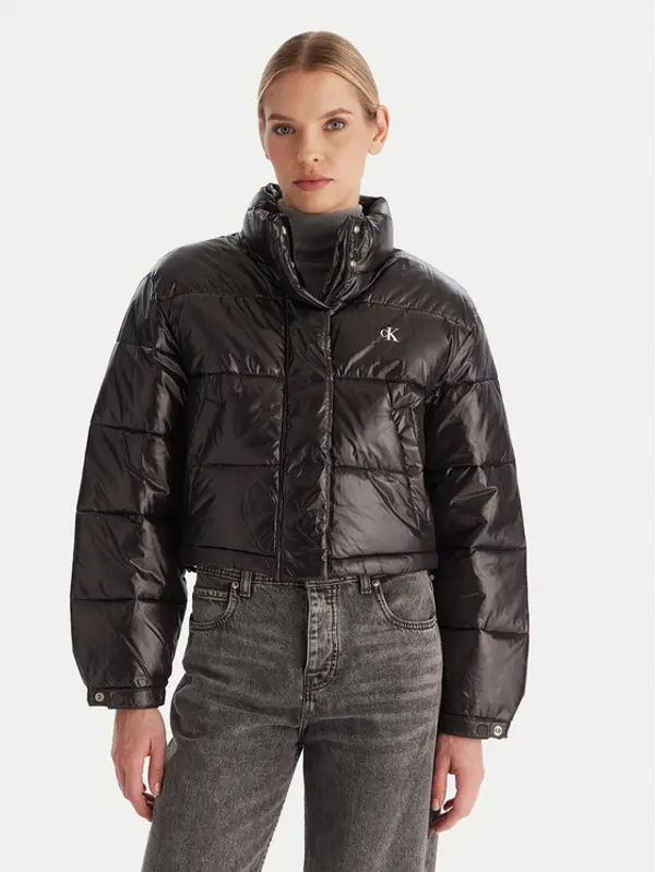 Calvin Klein Jeans Calvin Klein Jeans Zimska jakna LV047D504G Crna Regular Fit