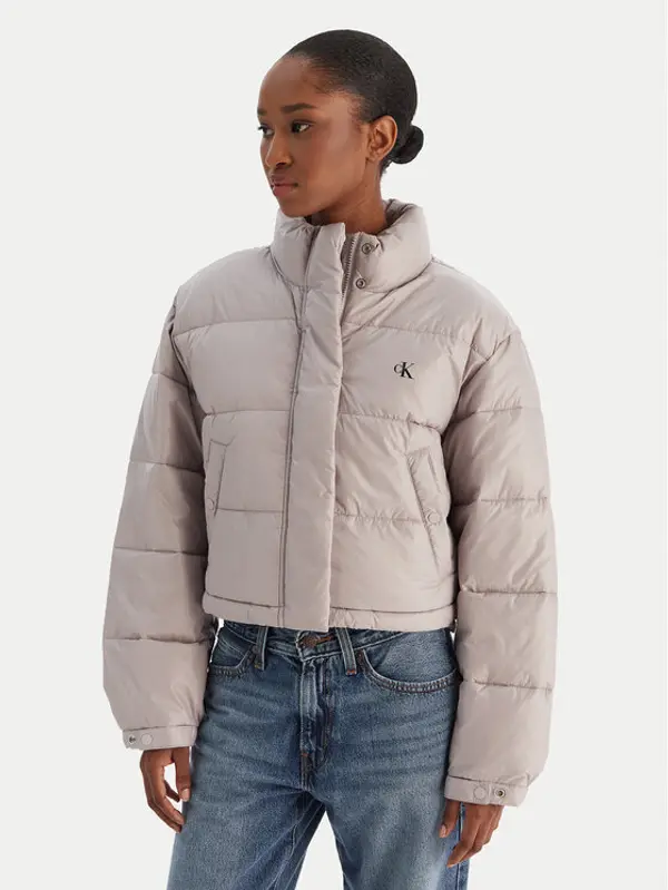 Calvin Klein Jeans Calvin Klein Jeans Zimska jakna LV047D504G Siva Regular Fit