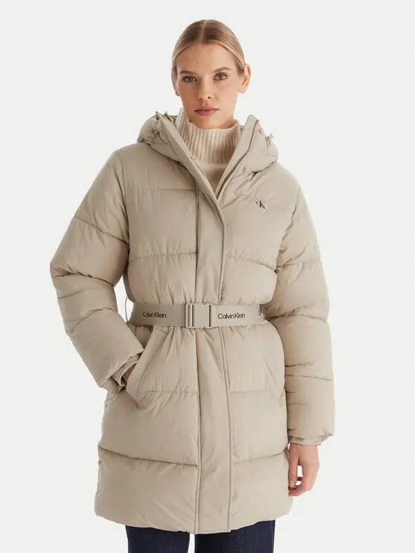Calvin Klein Jeans Calvin Klein Jeans Zimska jakna LV047D508G Bež Regular Fit