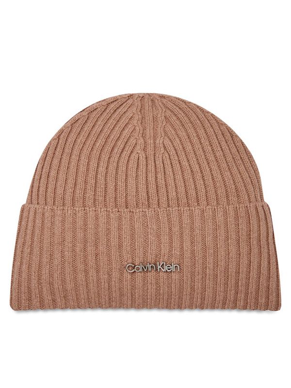 Calvin Klein Calvin Klein Kapa Ck Must Logo Beanie K60K611401 Ljubičasta