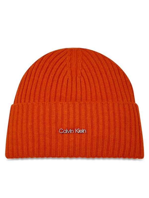Calvin Klein Calvin Klein Kapa Ck Must Logo Beanie K60K611401 Narančasta