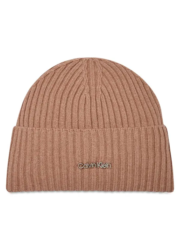 Calvin Klein Calvin Klein Kapa Ck Must Logo Beanie K60K611401 Ružičasta