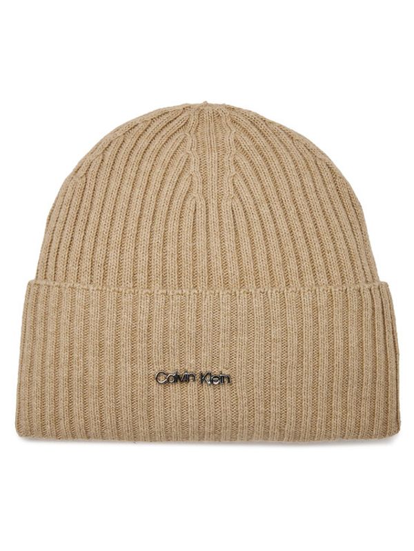 Calvin Klein Calvin Klein Kapa Ck Must Logo Beanie K60K611401 Siva