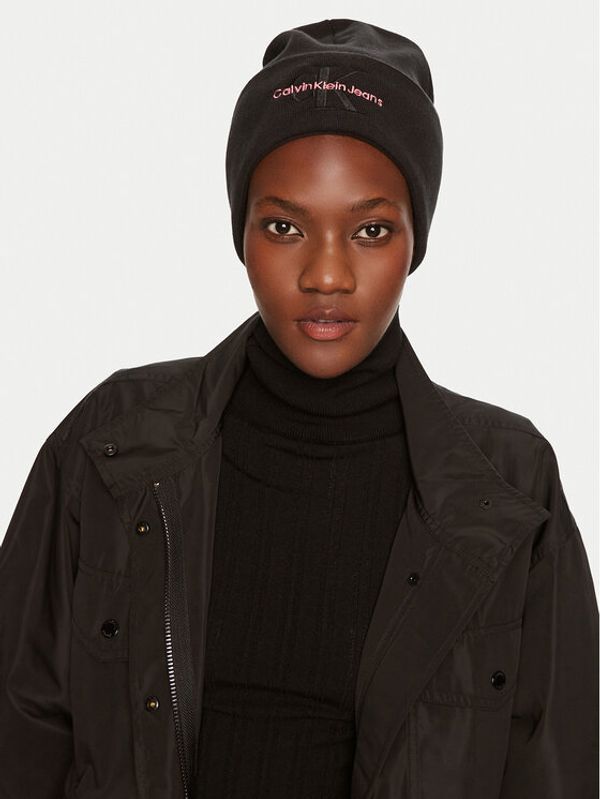 Calvin Klein Calvin Klein Kapa Mono Logo Embro K60K612668 Crna