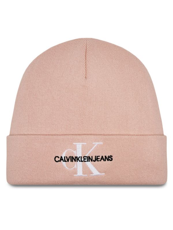 Calvin Klein Calvin Klein Kapa Monologo Embro Beanie K60K611254 Ružičasta