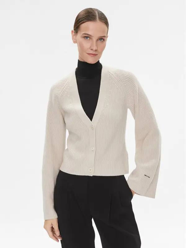 Calvin Klein Calvin Klein Kardigan K20K206275 Bež Regular Fit