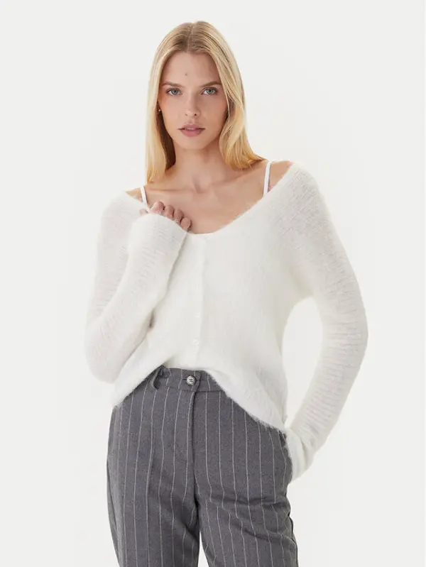 Calvin Klein Calvin Klein Kardigan LV044D344G Bež Regular Fit