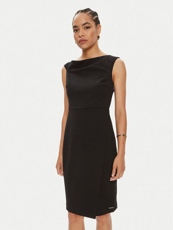 Calvin Klein Calvin Klein Koktel haljina K20K207180 Crna Slim Fit