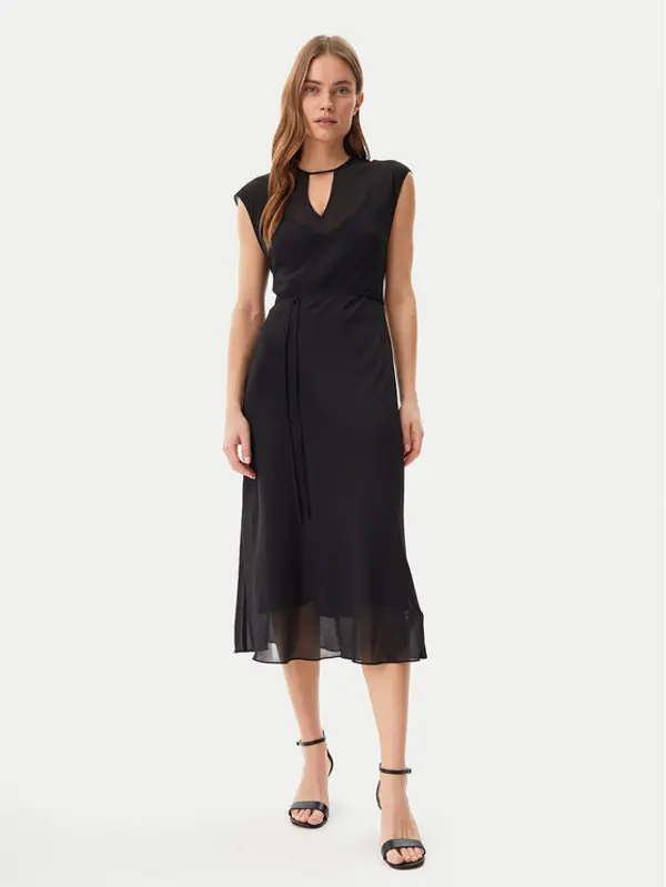 Calvin Klein Calvin Klein Koktel haljina K20K208366 Crna Regular Fit