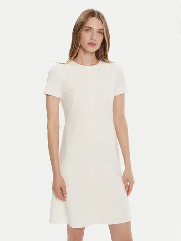 Calvin Klein Calvin Klein Koktel haljina LV044C064G Écru Slim Fit